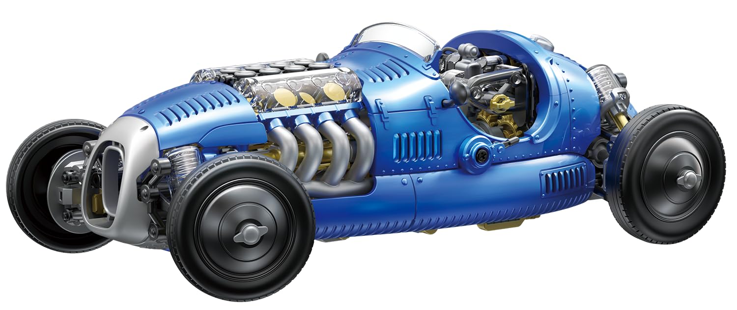 ELEKIT Ретро Формула Соберите реалистичный автомобильный механизм! Собери реалистичный автомобильный механизм!